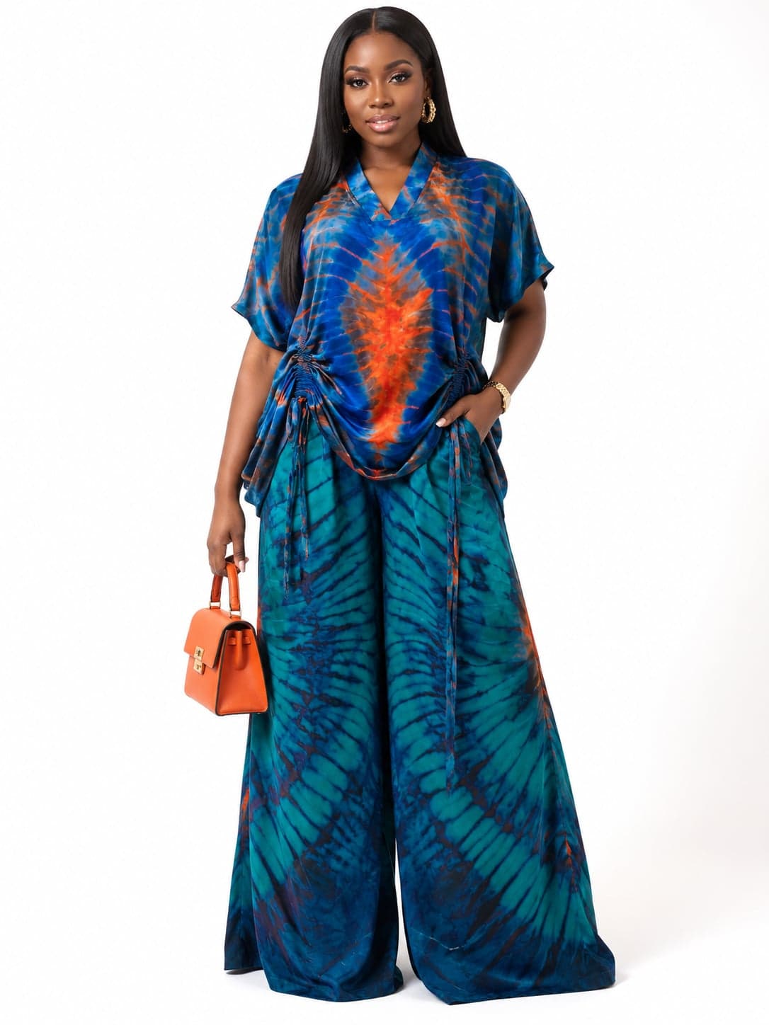 Premium Tie-Dye Luxe Two-Piece Set