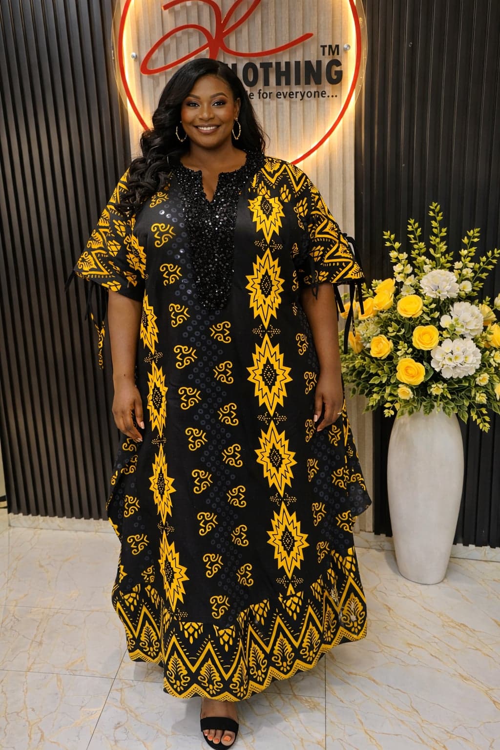 Regal Ankara Maxi Dress