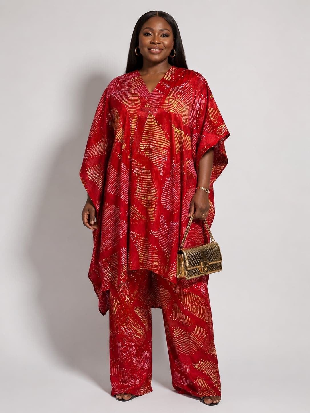 Luxury Adire Two-Piece