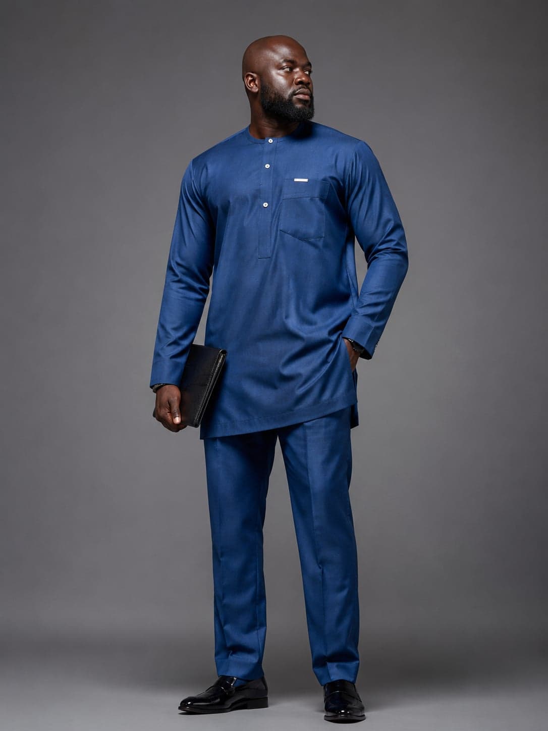 Royal Blue Executive Kaftan